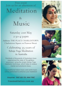 Meditation & Music Newcastle May 2016